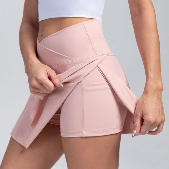 Women’s Athletic Skort – High-Waisted Tennis Skirt with Inner Shorts