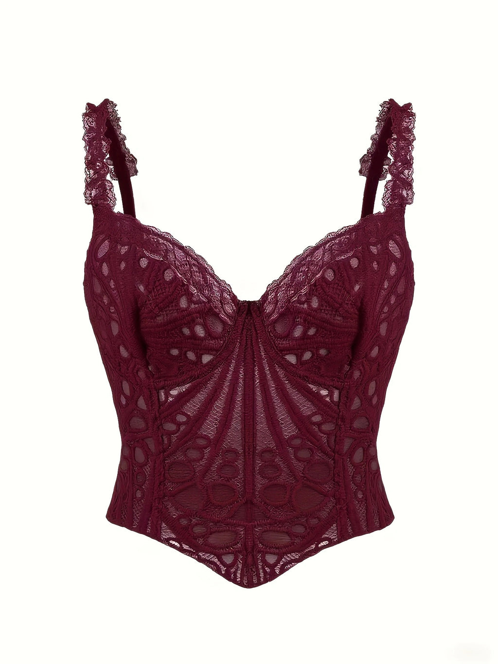 European And American Cut Out Corset Chest Vest Asymmetrical Floral Retro French Fishbone Tight Waist Corset Shapewear