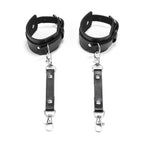 Cross-border Hot Sale Nightclub Charm Queen Fashion All-match Leather Shapewear Mask Decoration Belt Cummerbund Handcuffs Set