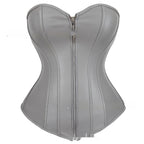Zipper Sexy Tummy-Control Short Bodysuit Shapewear