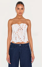 Body-hugging Irregular Lace-print Shapewear