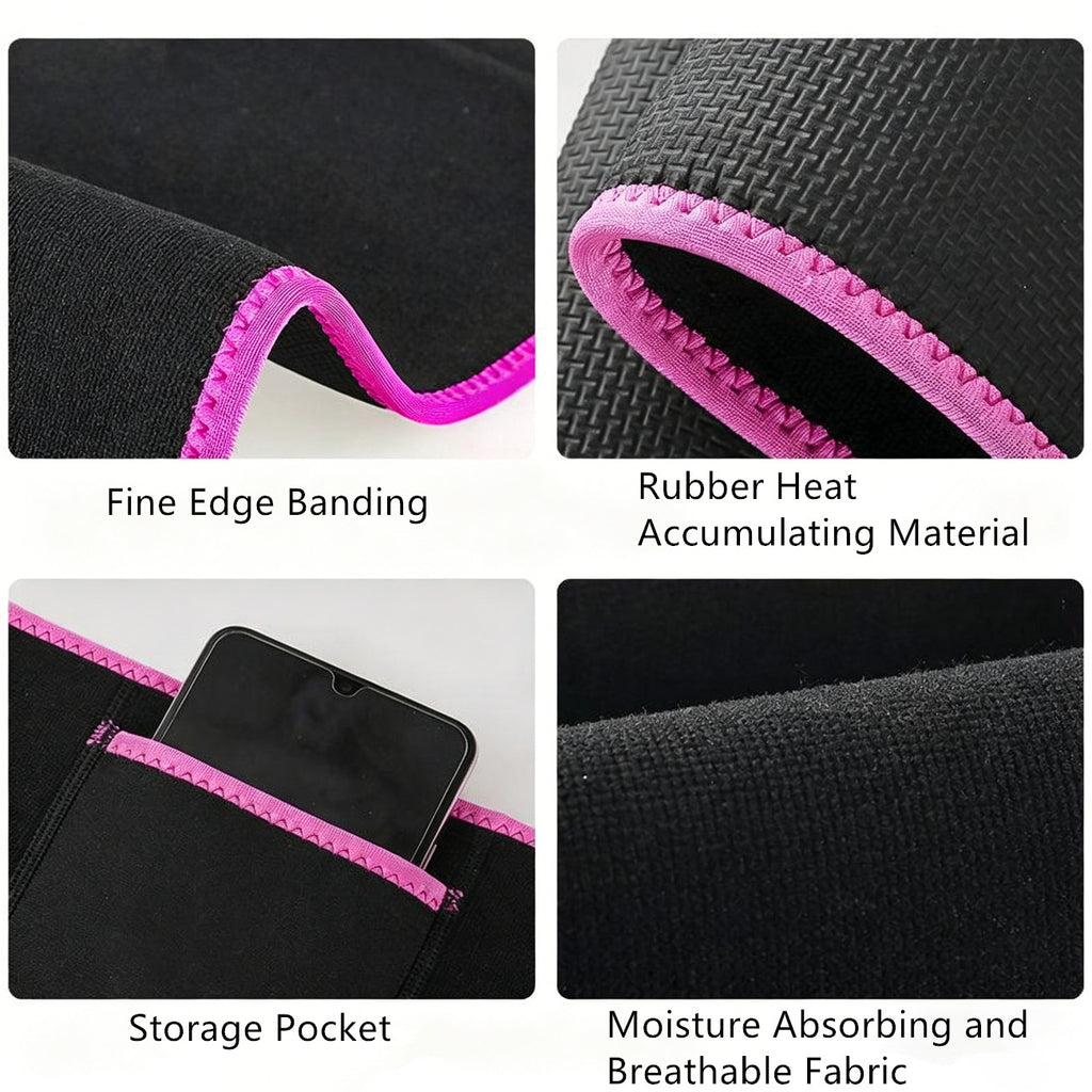 Men&Women Waist Trimmer Belt Burn Fat Sweat Body Shaper Weight Loss Girdle Gym