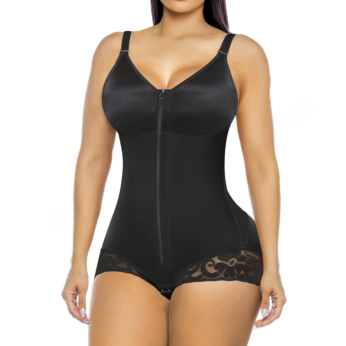 Enhanced Compression Slimming One-piece Bodysuit Plus Size