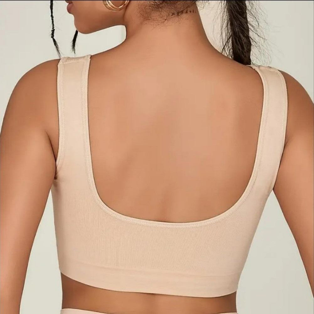 Women’s 3 Pack Sports Bras – Padded Strappy Racerback, Medium Support Yoga Fitness Bras