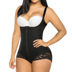 Body-shaping One-piece Shapewear With A Triangular Zipper