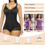 Enhanced Compression Slimming One-piece Bodysuit Plus Size