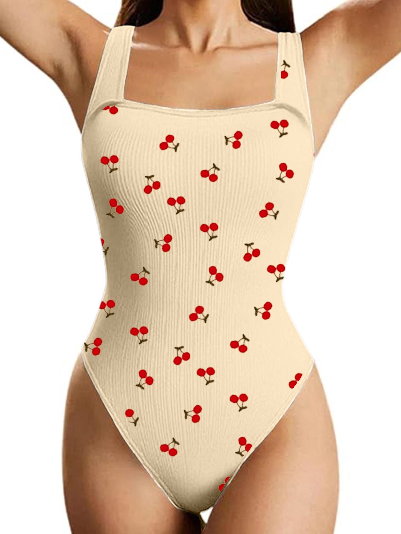 Square Neck Seamless Bodysuit for Women – SculptFit Sleeveless Shapewear Top