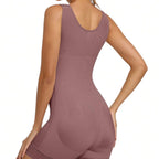 Fajas Colombianas Women’s Shapewear Full Body Sculpting Bodysuit, Tummy Control Waist Trainer, Hip Lifter Compression Shaper with Zipper Crotch