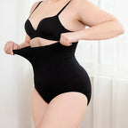 High Waist Shapewear Panties for Women, Breathable Silicone Grip Tummy Control Briefs