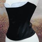 Double Layer Steel Rib Contrast Color Corset Sexy Push Up Shapewear