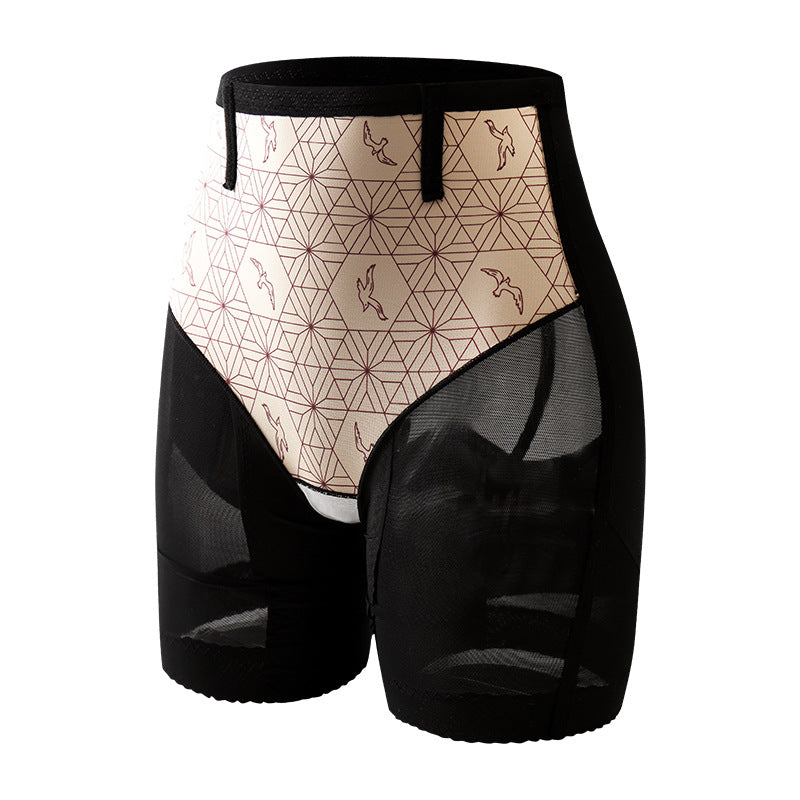 Tummy-control Breathable Mesh High-compression Tummy-flattening Shapewear Pants