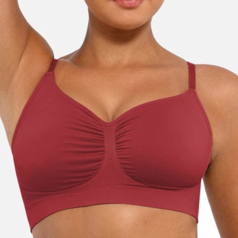 Women’s Wireless Shaping Bra with Adjustable Straps – Seamless Support Bra for Everyday Comfort