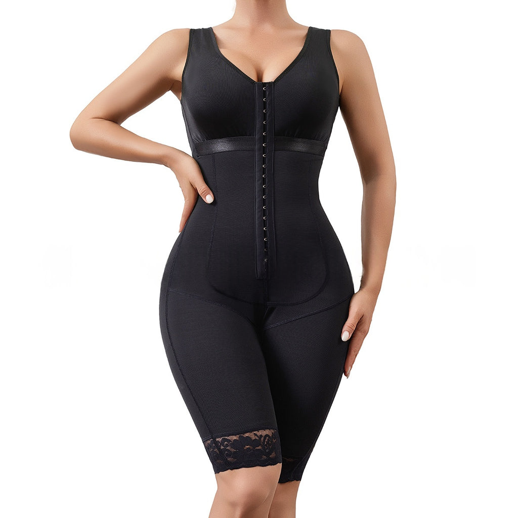 Enhanced Shapewear Pants Tummy-control And Butt-lifting Leggings One-piece Body Shaper