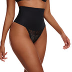 Plus-size Lace Seamless Waist-cinching Shapewear Briefs