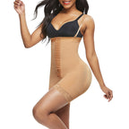 One-piece Shapewear Zip-and-button Body Shaper
