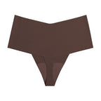 Women’s High Waist Seamless Underwear – Ice Silk Breathable Panties with Cotton Crotch