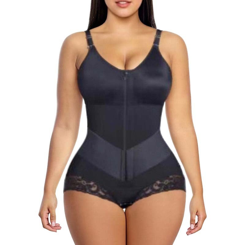 Enhanced Compression Slimming One-piece Bodysuit Plus Size
