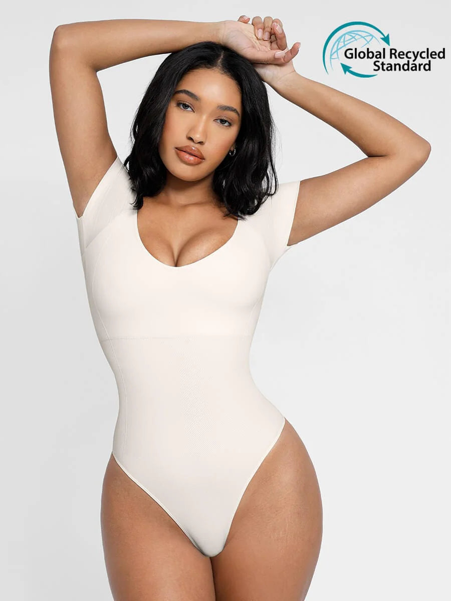 Eco-friendly Seamless Super Strong Chest Support Shapewear Bodysuit