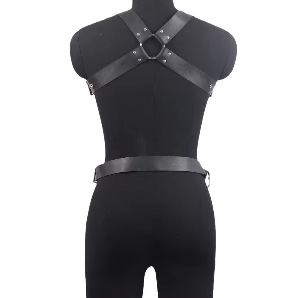 European Style With Leather Sexy Shapewear
