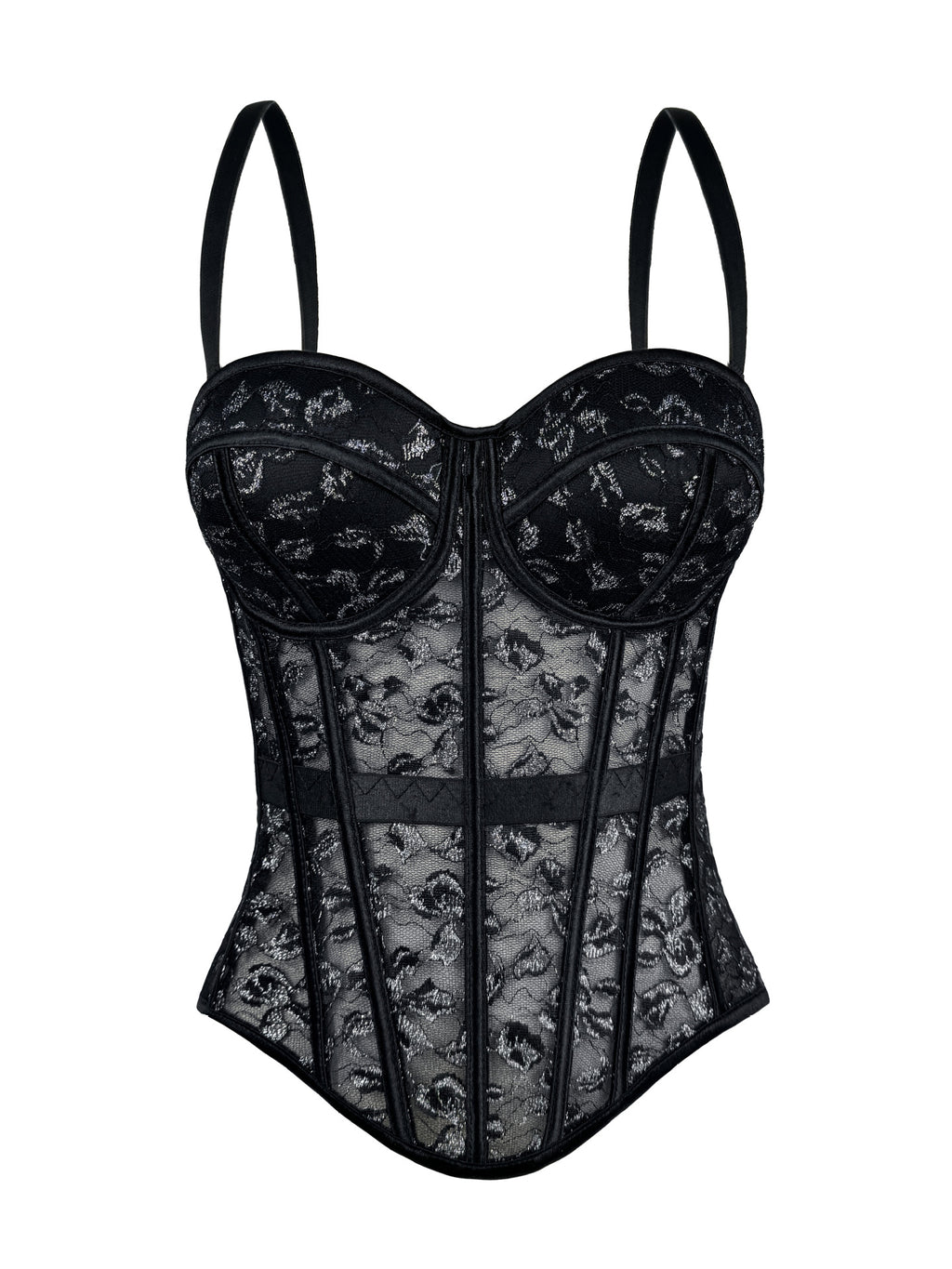 Cross-Border European And American Style Lace Bra With Camisole For Women, High-End Outerwear Shapewear With Push-Up Fishbone Bra