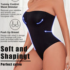 Strapless Bustier One-piece Seamless Shapewear Bodysuit