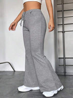High-Waist Flare Yoga Pants with Pockets – Soft Pilates Fit