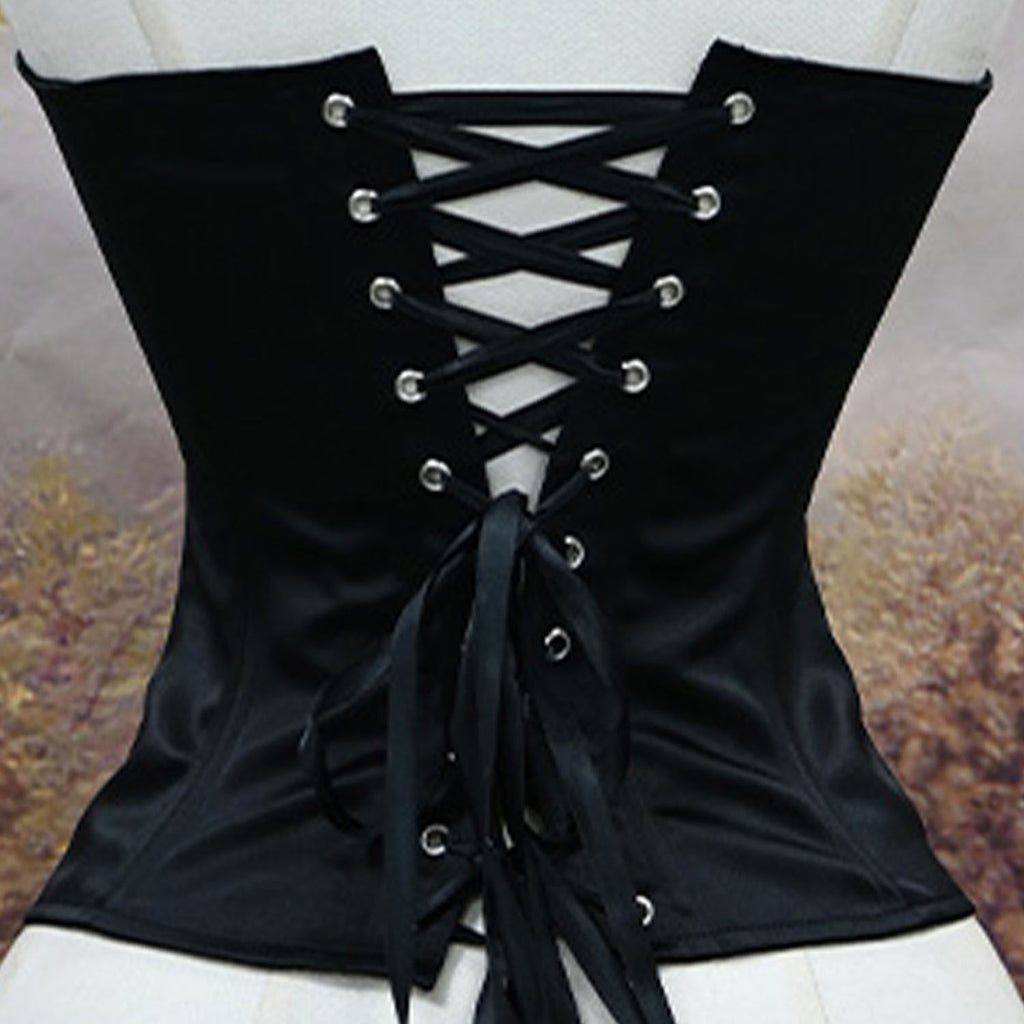 Double Layer Steel Rib Contrast Color Corset Sexy Push Up Shapewear