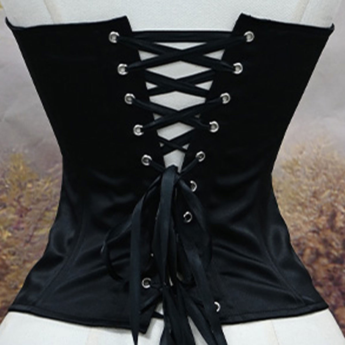 Double Layer Steel Rib Contrast Color Corset Sexy Push Up Shapewear