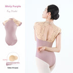 New Shapewear Stand Collar Short Sleeve Female Ballet Practice Clothes
