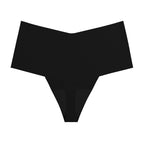 Women’s High Waist Seamless Underwear – Ice Silk Breathable Panties with Cotton Crotch