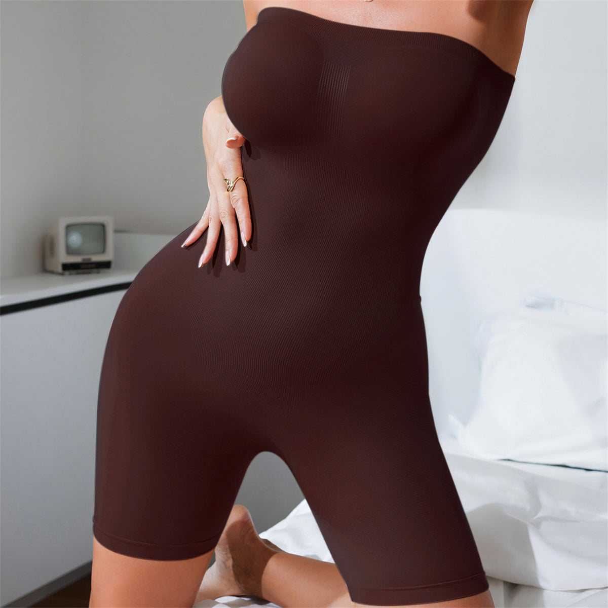 Strapless Tube Bodysuit Shapewear