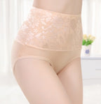 Women’s High Waist Lace Panties – Seamless Breathable Tummy Control Underwear