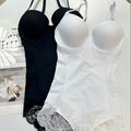 Full-zip Non-snagging Underwire-enhanced Shapewear Bodysuit