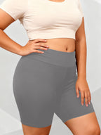 Plus Size Biker Shorts For Women High Waist Tummy Control Soft Stretch Workout Yoga Compression Shorts