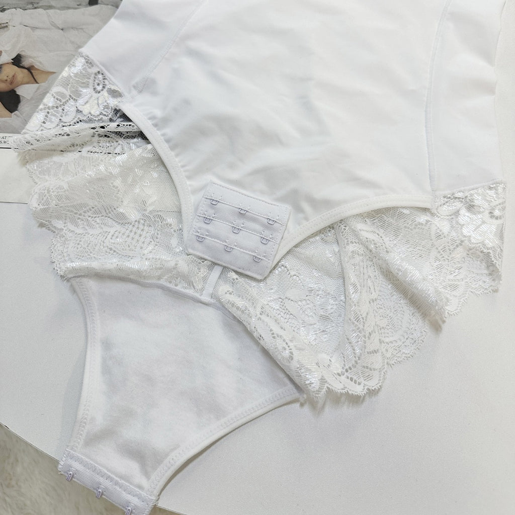 Full-zip Non-snagging Underwire-enhanced Shapewear Bodysuit