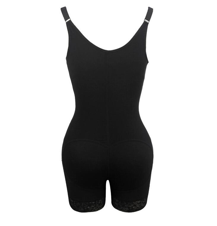 Black bodysuit on a white background
