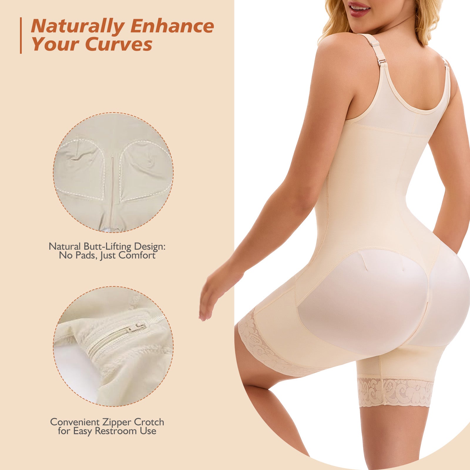 Colombian Faja Postpartum Shapewear for Women – Full Body Support
