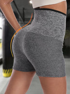 Women Sauna Sweat Shorts, High Waist Tummy Control Compression Workout Shorts, Thermo Body Shaper Waist Trainer For Gym Exercise Fitness