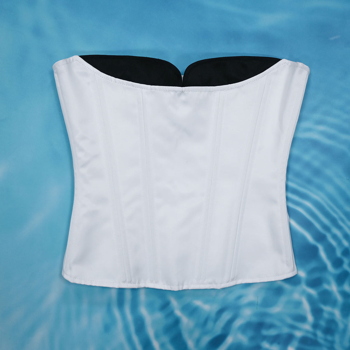 Double Layer Steel Rib Contrast Color Corset Sexy Push Up Shapewear