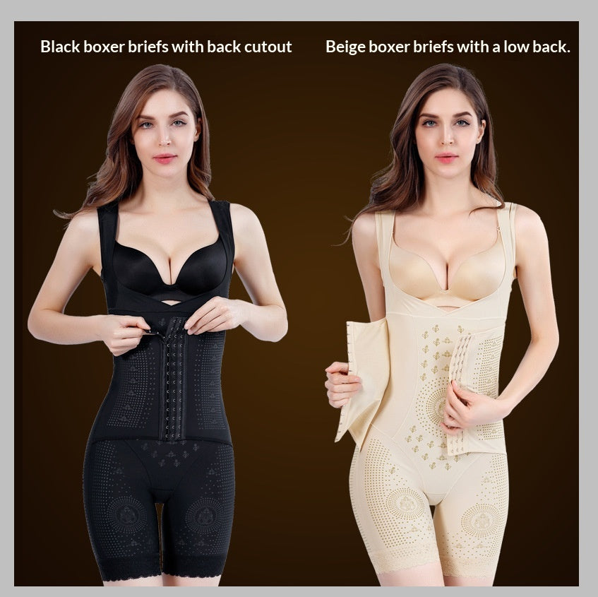 Plus-size Back-entry Reinforced Full-body Shapewear