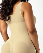 High Waisted Row Button Strong Tummy Control Shapewear