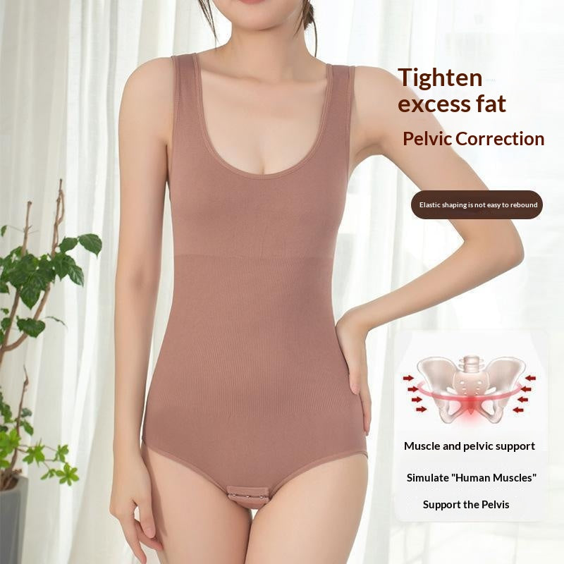 New Postpartum Shapewear One-piece Hip-lifting And Tummy-control Pants