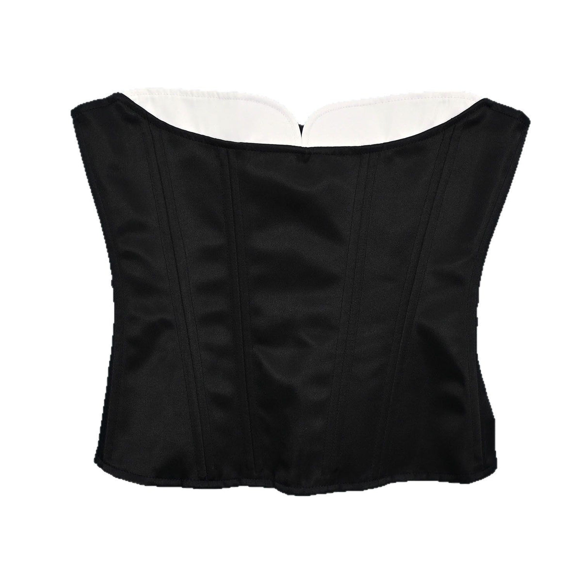 Double Layer Steel Rib Contrast Color Corset Sexy Push Up Shapewear