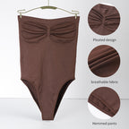 Strapless Bustier One-piece Seamless Shapewear Bodysuit