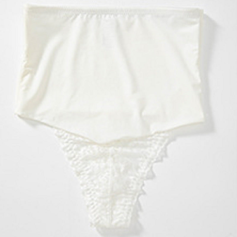 Plus-size Lace Seamless Waist-cinching Shapewear Briefs
