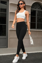 High-Waist Pocket Yoga Leggings – Soft Studio-to-Street Fit