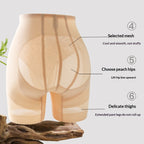 Tummy-control Breathable Mesh High-compression Tummy-flattening Shapewear Pants