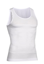 Men Slim Body Shaper Tank Top Compression Tummy Control Hide Pot Belly Flatten Chest Undershirt Shapewear