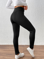 Popular Cross-Border Yoga Pants With Fleece, Cross High-Waisted, Breathable, Butt-Lifting, Tummy Control, Sports Outdoor Leggings For Women