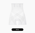 High-waist Tummy Control Pants For Women, Summer Ice Silk Thin Style, Seamless Shaping Underwear With Herringbone Design, Anti-exposure, Butt-lifting, Body-sculpting Leggings